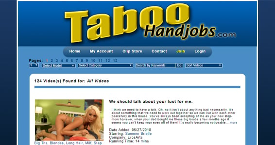 Top handjob pay porn site with taboo xxx stuff