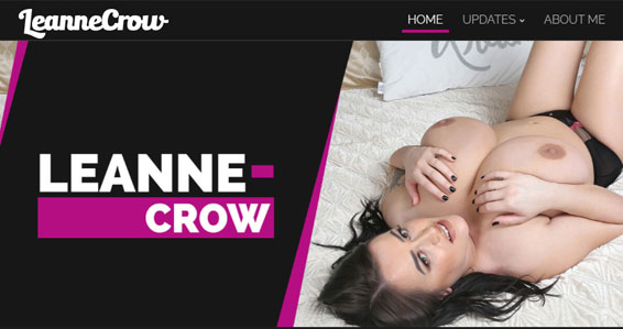 Great British porn site for Leanne Crow fans