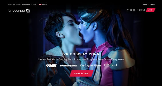 One of the best VR paid porn websites for cosplay xxx videos.