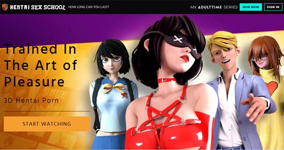 Popular pay porn site with 3D hentai videos